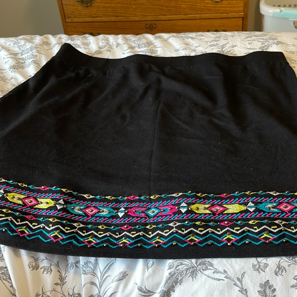 Torrid Plus Size 3X Black Skirt